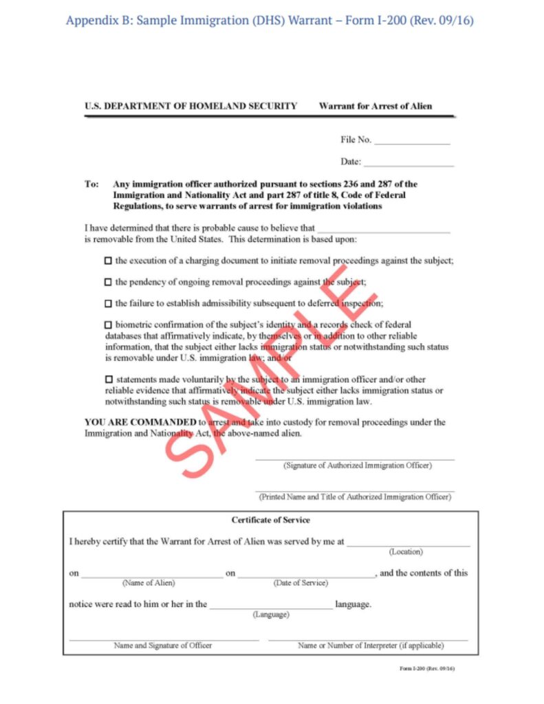Warrant | Administrative Warrant | Hillsborough Whistle Watch